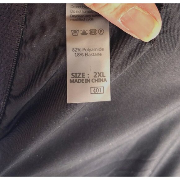 One Piece Women's Ruffled Sleeve Ruched Bathing Suit- XXL- NWOT- $34 (1419) - Picture 5 of 6